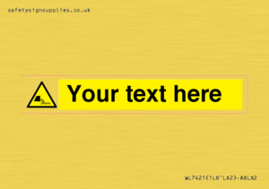 Custom Warning sewage effluent outfall